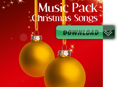 Christmas Songs, MP3 Music Pack with instrumental tracks