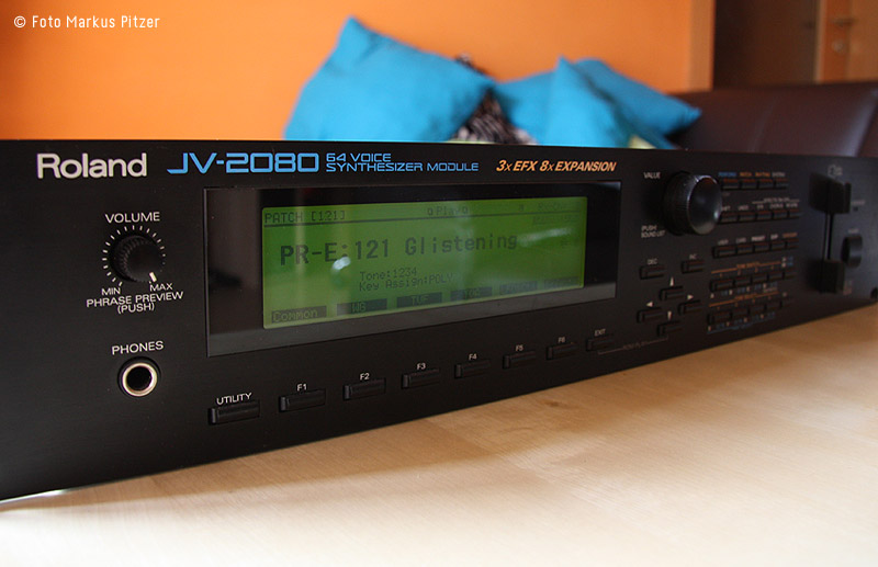 Synthesizer Module Roland JV-2080 is the world standard sound 
